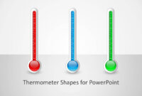 Thermometer Shapes For Powerpoint pertaining to Thermometer Powerpoint Template