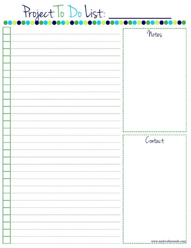 To Do List Template Word Free Download Online Printable For Within Daily Task List Template Word