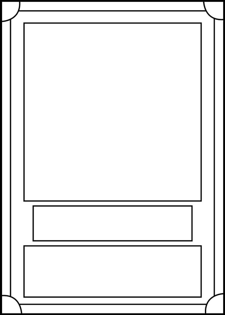 Trading Card Template Frontblackcarrot1129 On Deviantart Inside Free Trading Card Template Download