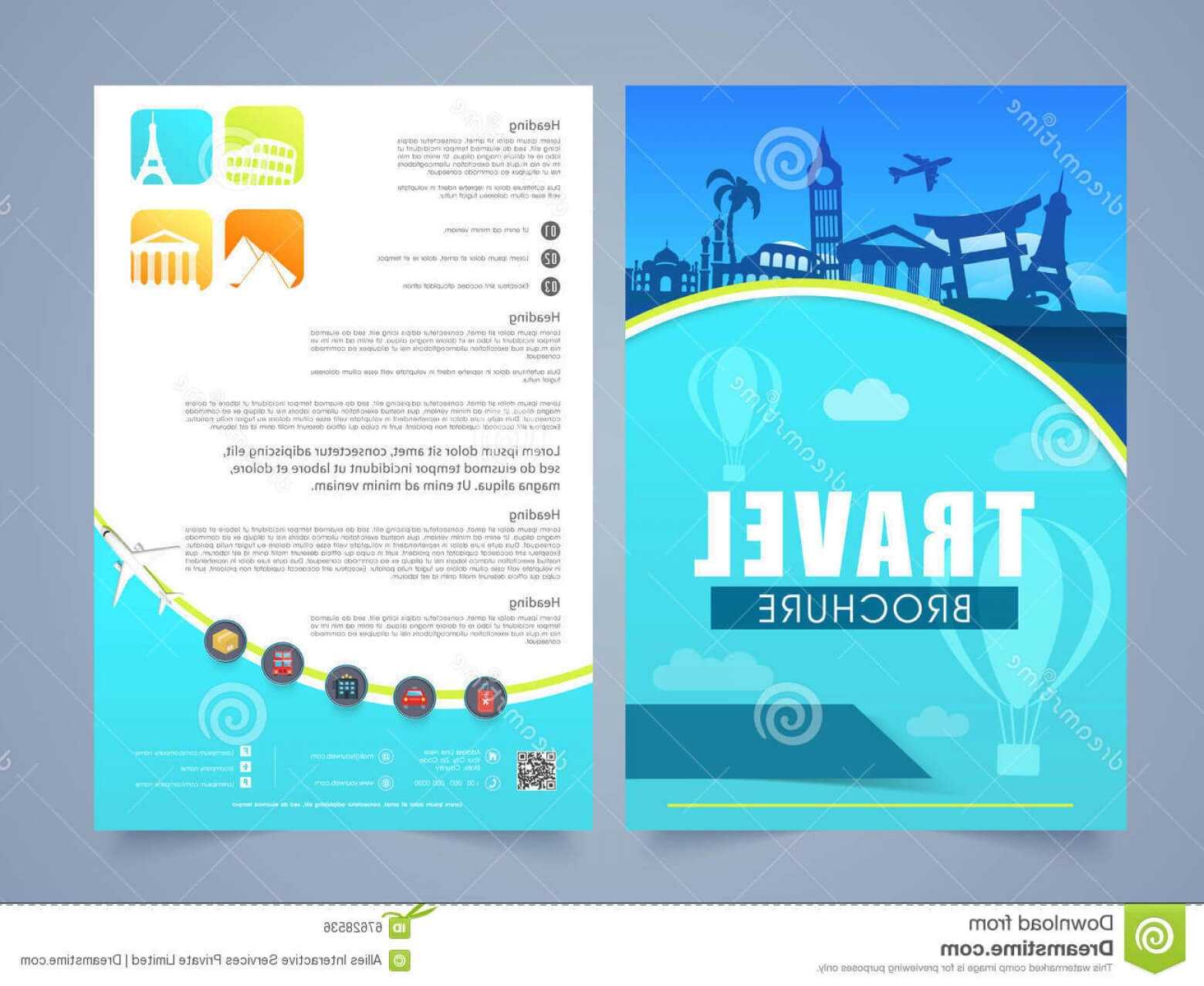 Travel And Tourism Brochure Templates Free | Soidergi With Travel And Tourism Brochure Templates Free