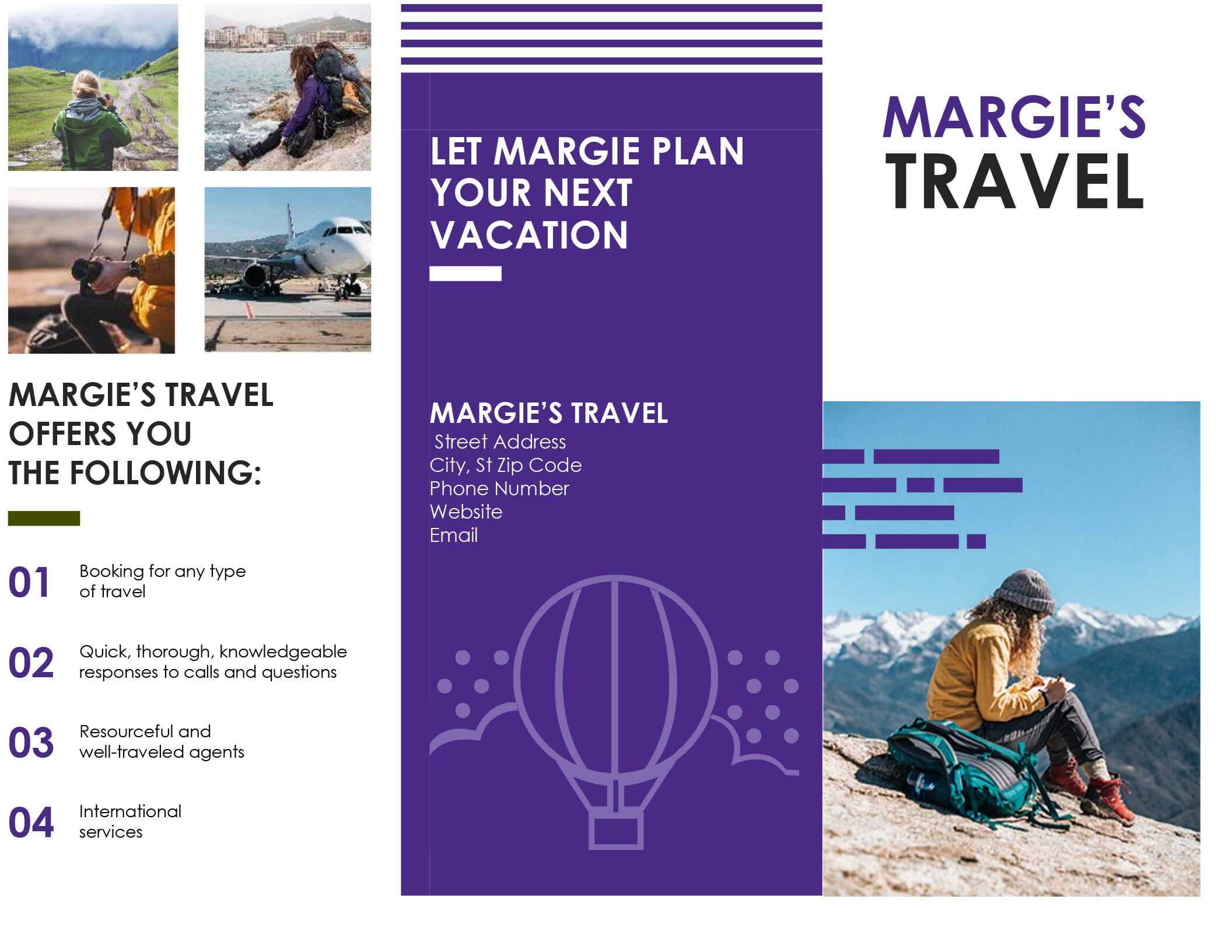 Travel Brochure Regarding Word Travel Brochure Template Throughout Word Travel Brochure Template