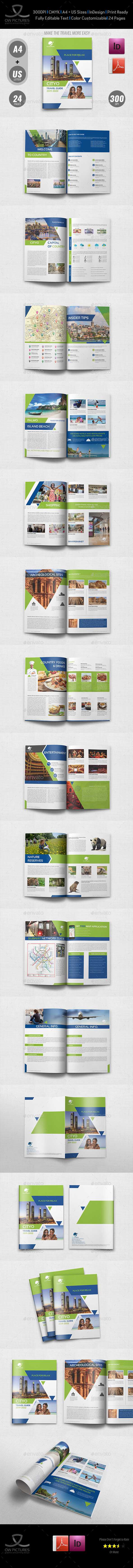 Travel Guide Graphics, Designs & Templates From Graphicriver Inside Travel Guide Brochure Template