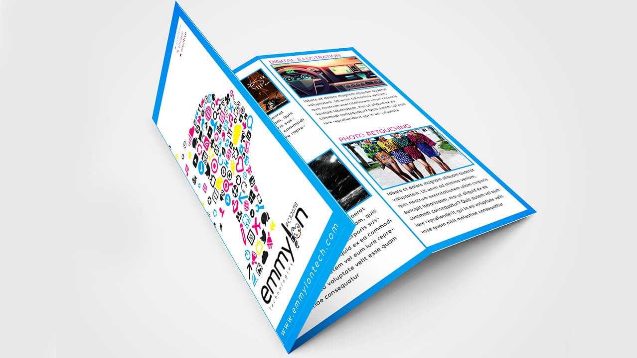 Tri Fold Brochure Design Layout | Adobe Illustrator (#speedart) With Regard To Adobe Illustrator Tri Fold Brochure Template