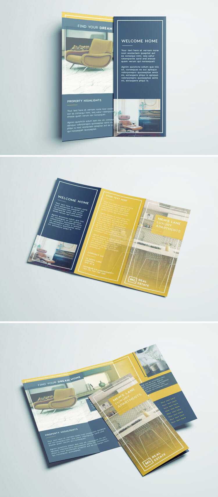 Tri Fold Brochure | Free Indesign Template Pertaining To Z Fold Brochure Template Indesign