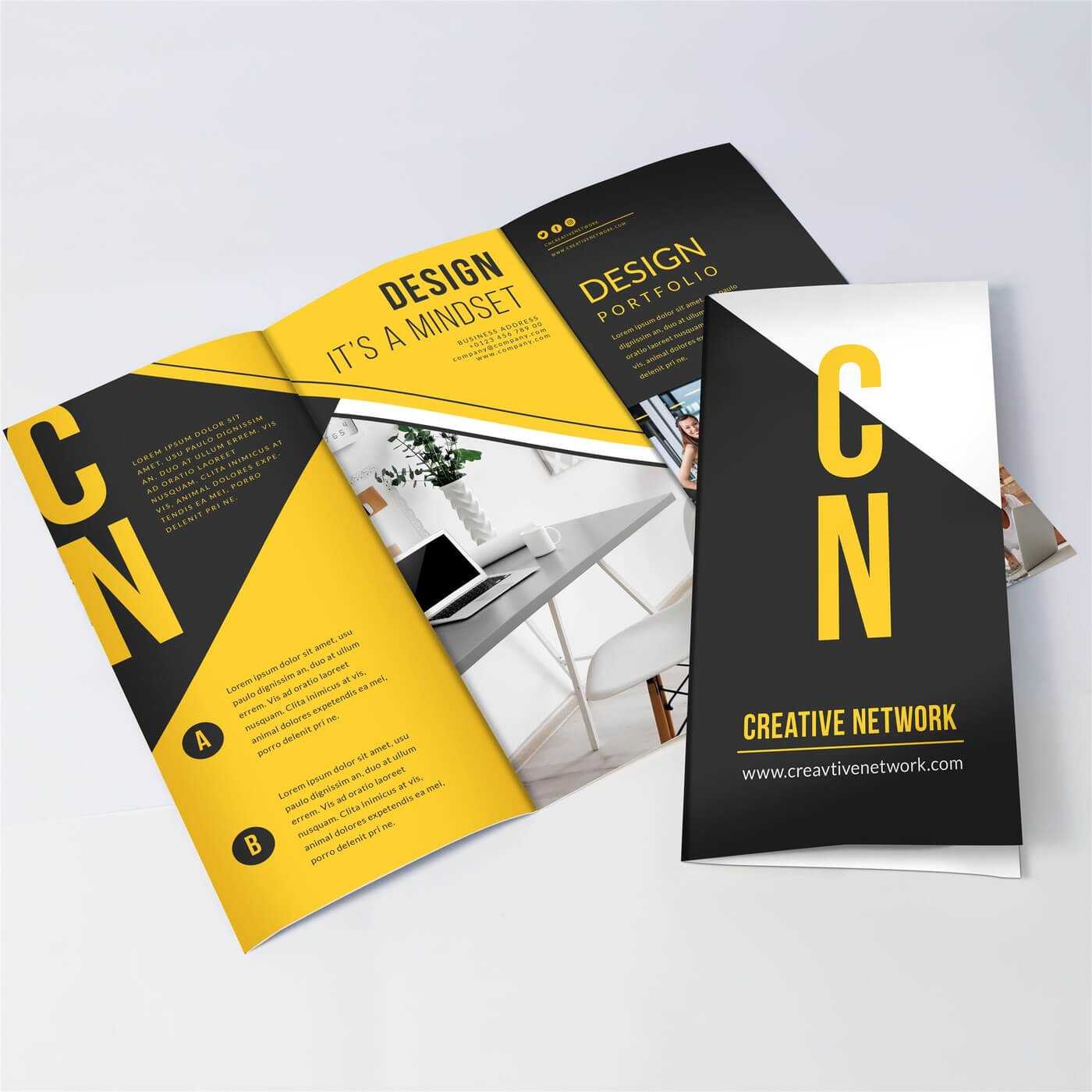 Tri Fold Brochure Printing – Free Print Templates And Design With Pop Up Brochure Template