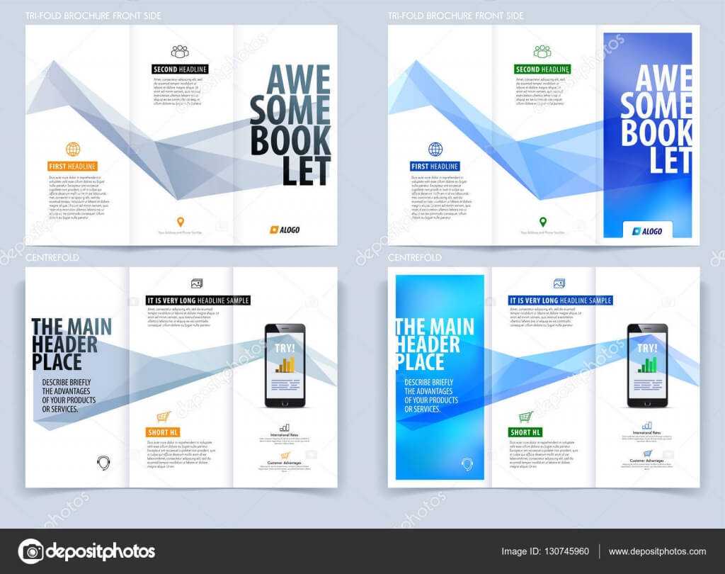 Tri Fold Brochure Template Layout, Cover Design, Flyer In A4 For Engineering Brochure Templates