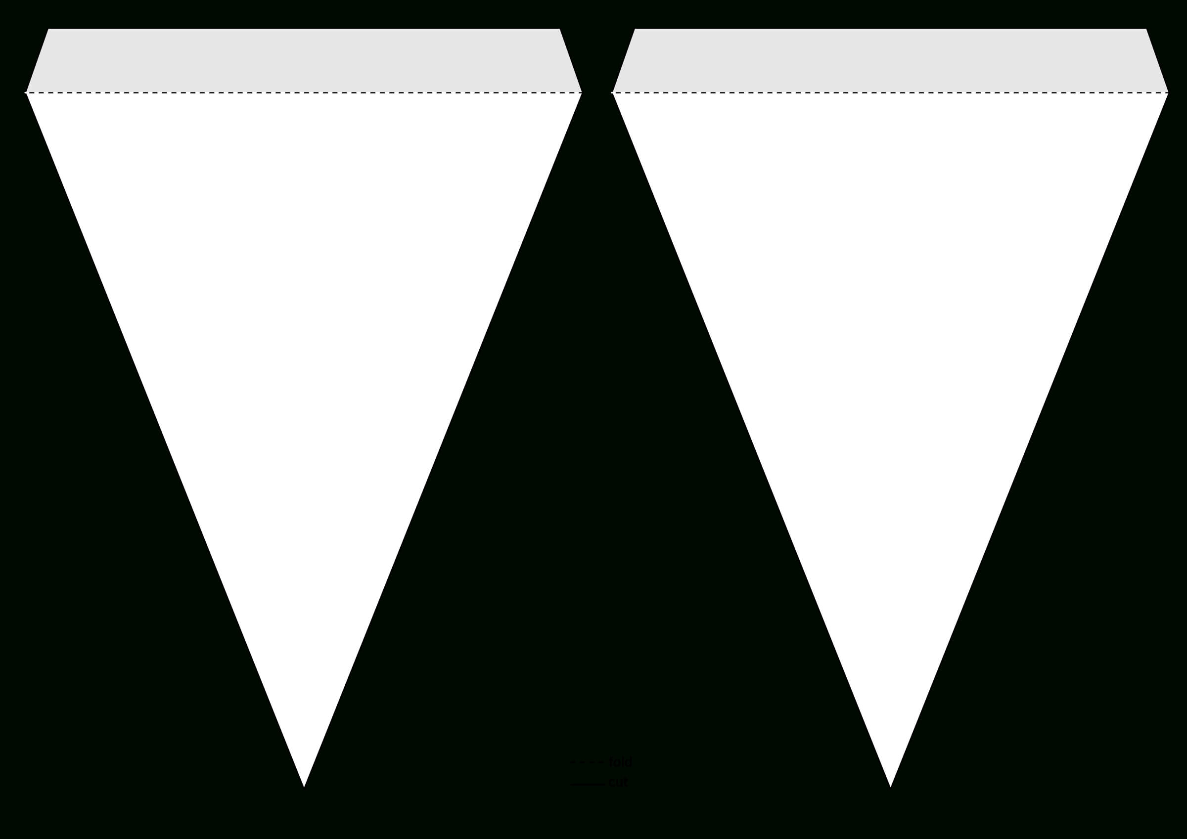 Triangle Pennant Banner Template@grafixgrrl, This Is A Inside Triangle Pennant Banner Template