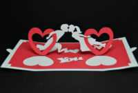Twisting Hearts Pop Up Card I'm So In Love With It That I pertaining to Twisting Hearts Pop Up Card Template