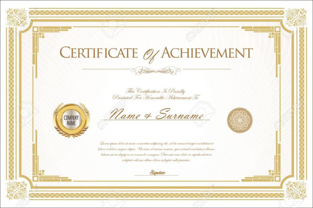 Unique Certificate Of Accomplishment Template Employee The For Promotion Certificate Template