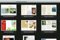 Use Pages On Macs To Create A Pamphlet (View Description) for Mac Brochure Templates