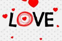 Valentine Card Template With Word Love Illustration with Valentine Card Template Word