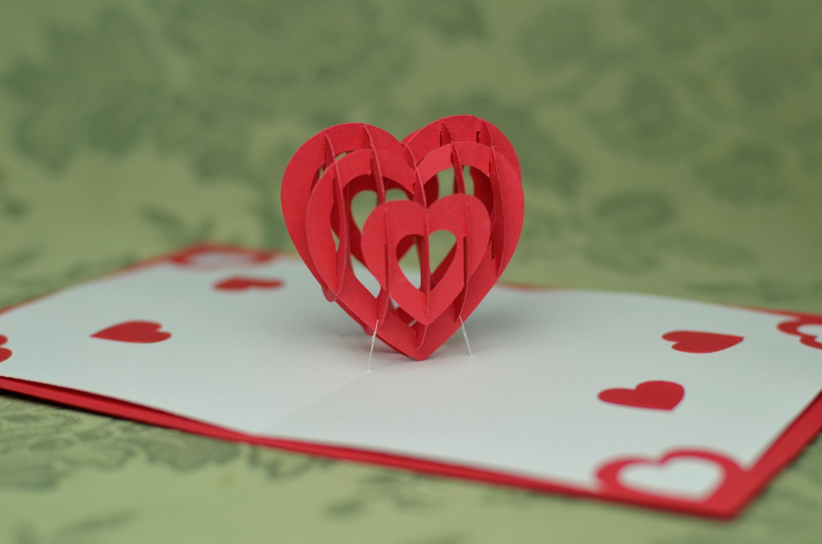 Valentine's Day Pop Up Card: 3D Heart Tutorial – Creative Throughout Heart Pop Up Card Template Free