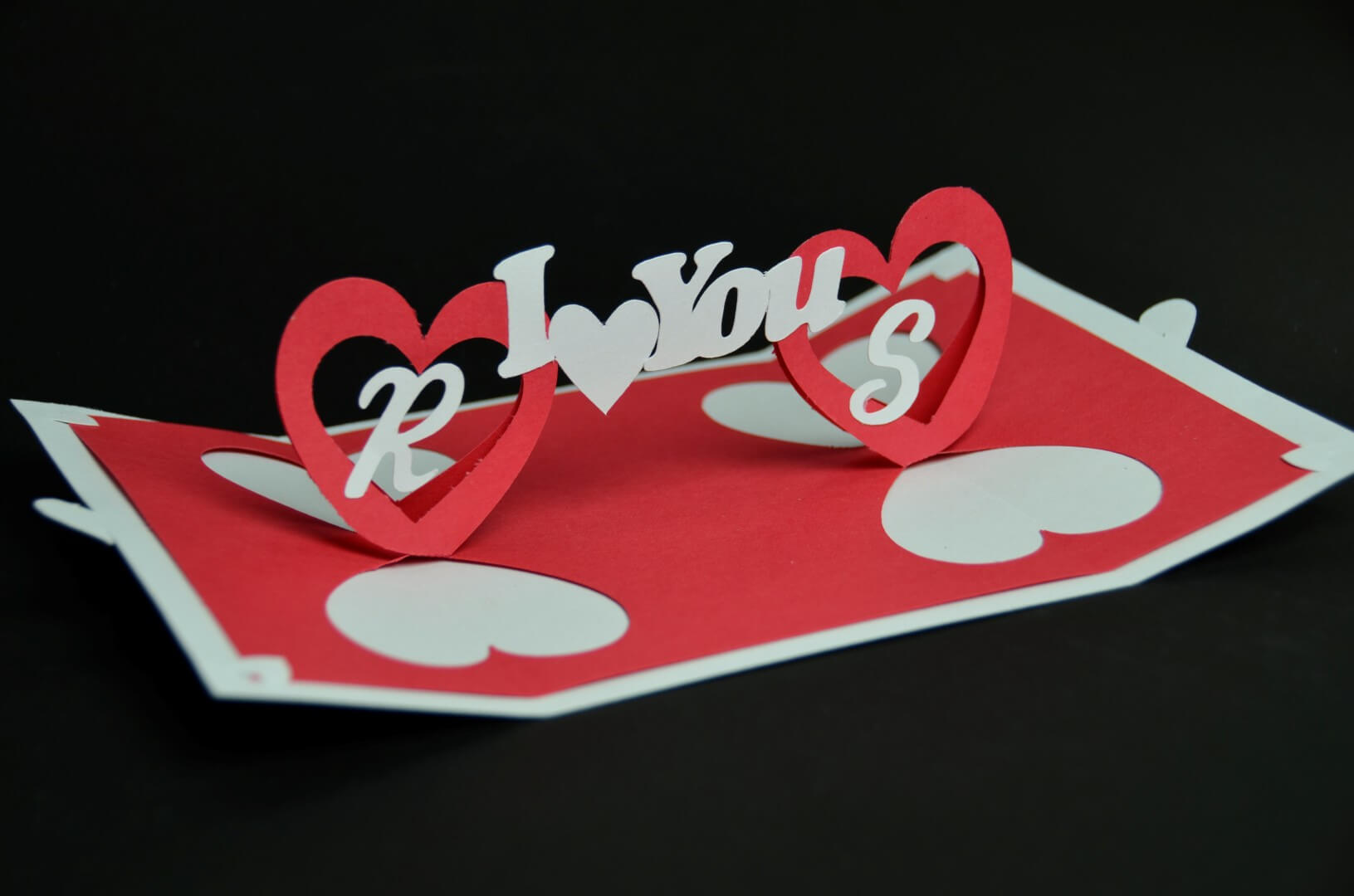 Valentine's Day Pop Up Card: Twisting Heart – Creative Pop Regarding I Love You Pop Up Card Template