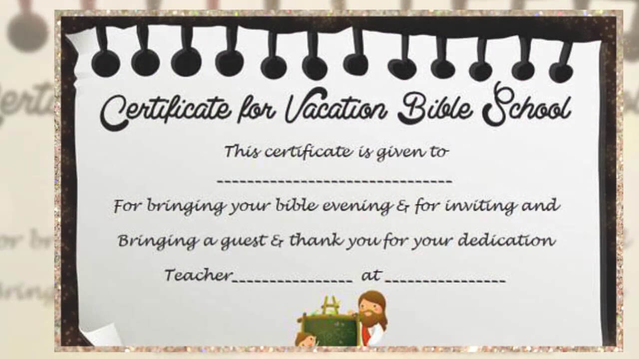 Vbs Certificate Template With Regard To Free Vbs Certificate Regarding Free Vbs Certificate Templates