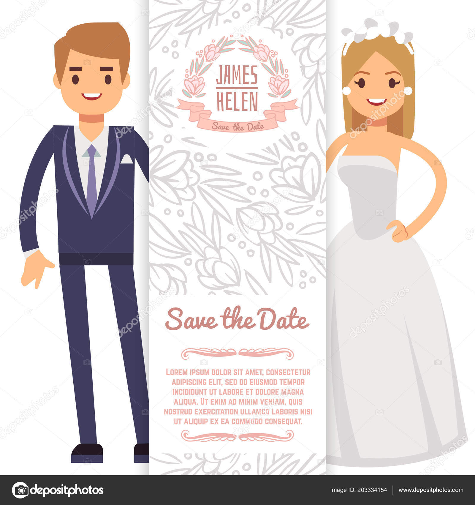 Vector Wedding Banner Template. Decorative Flyer With Bride Throughout Bride To Be Banner Template