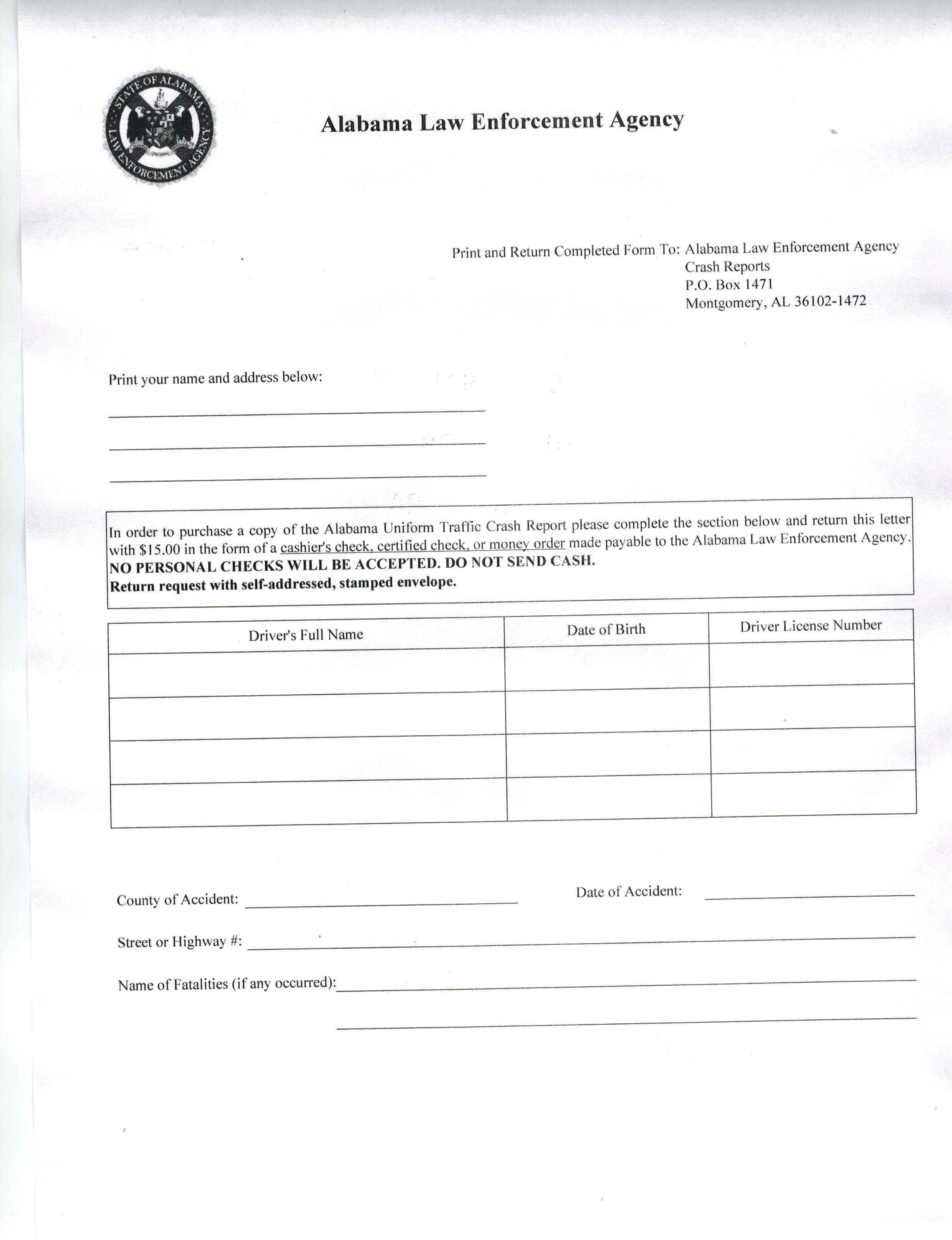 Vehicle Accident Report Format Car Sample Pdf Free Form Regarding Vehicle Accident Report Template