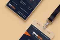 Vertical Company Identity Card Template Psd | Identity Card intended for Id Card Design Template Psd Free Download