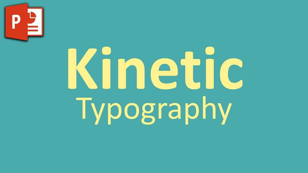 Very Simple Kinetic Typography In Powerpoint ✔ Throughout Powerpoint Kinetic Typography Template