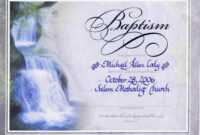 Water Baptism Certificate Templateencephaloscom within Christian Baptism Certificate Template