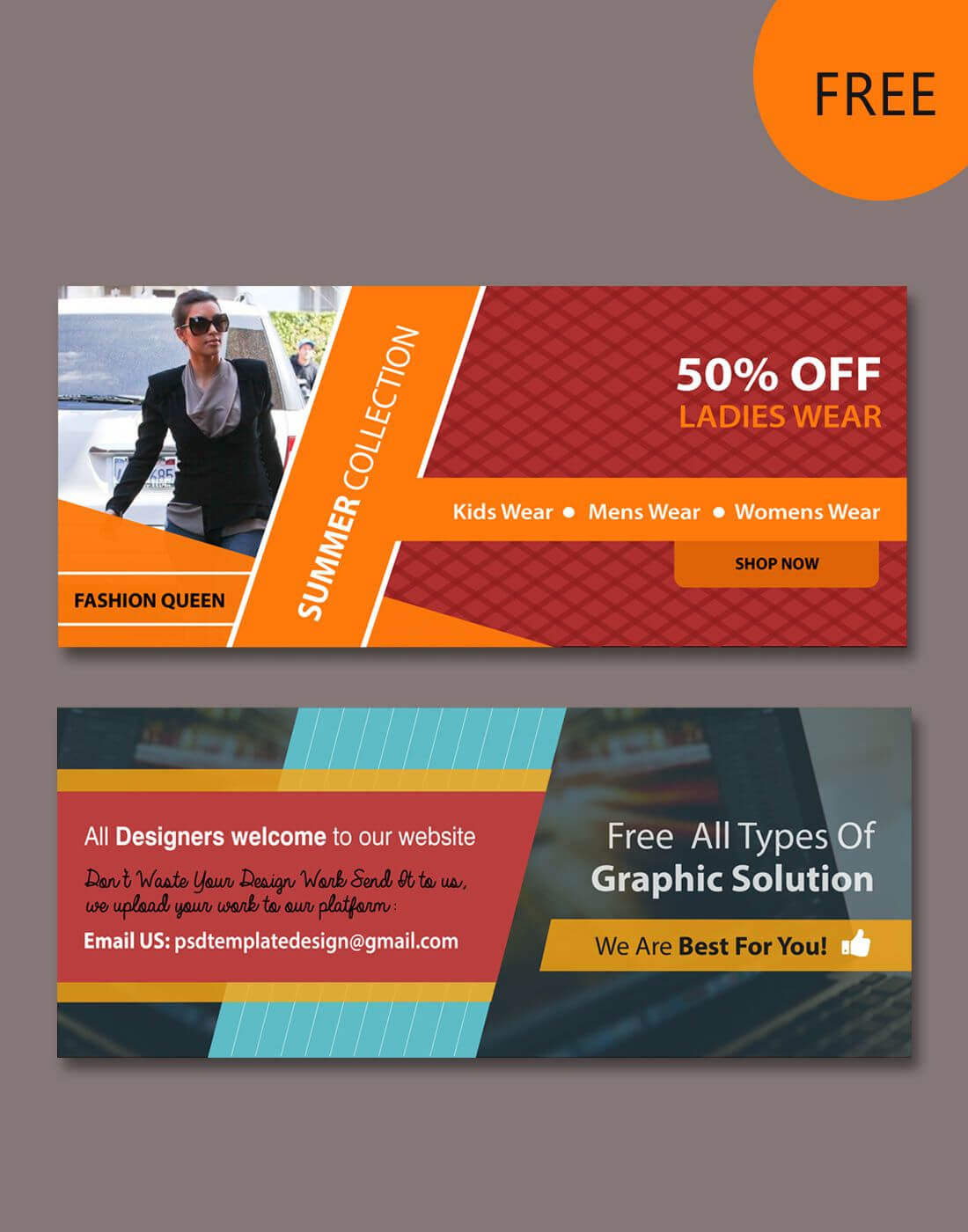 Web Banners Templates | Free Website Psd Banners | Web Within Free Online Banner Templates