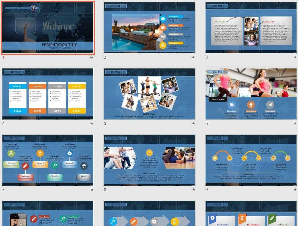 Webinar Powerpoint Template #45853 Within Webinar Powerpoint Templates