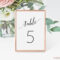 Wedding Table Number Cards Template, Printable Table Numbers Wedding, Table  Seating Card, Table Numbers Printable, Table Card Number Sav-062 pertaining to Table Number Cards Template