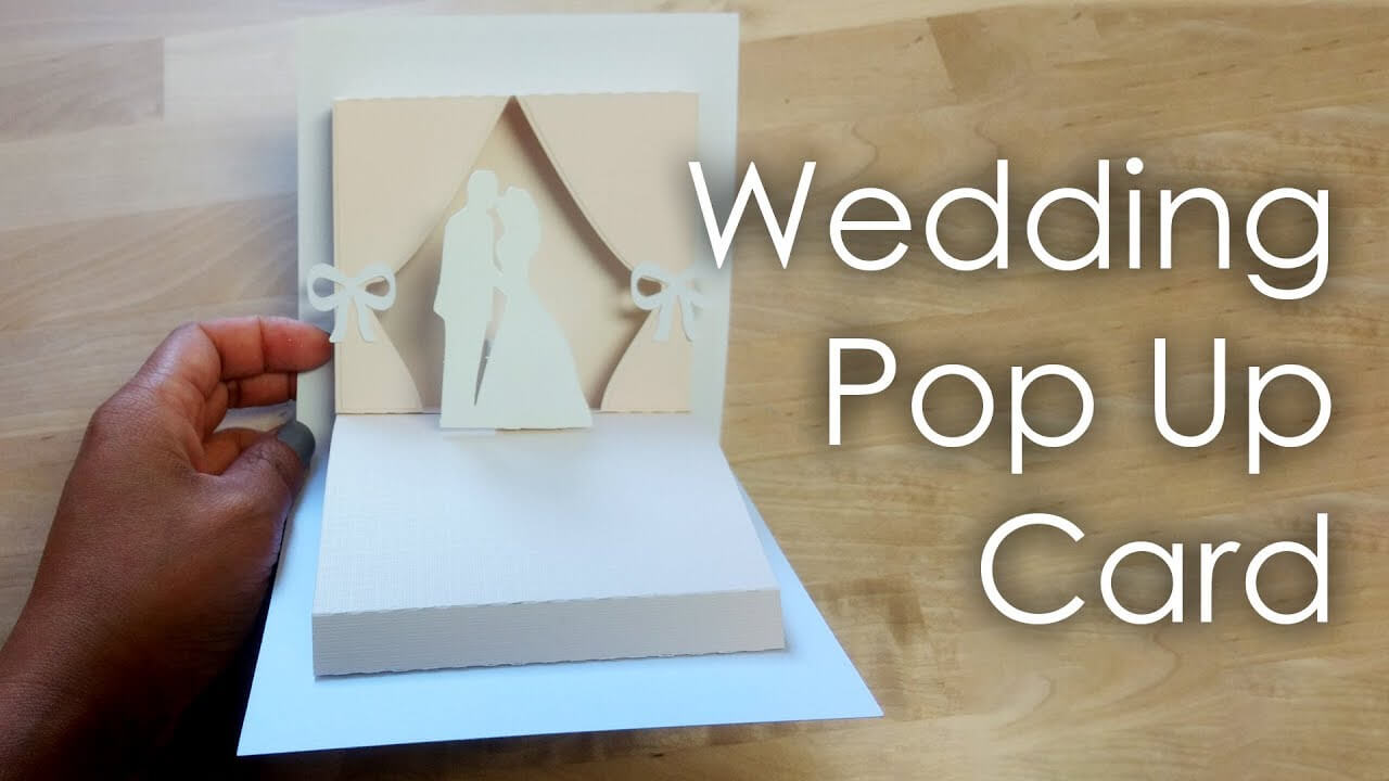 Wedding Themed Popup Card: 7 Steps (With Pictures) Pertaining To Diy Pop Up Cards Templates