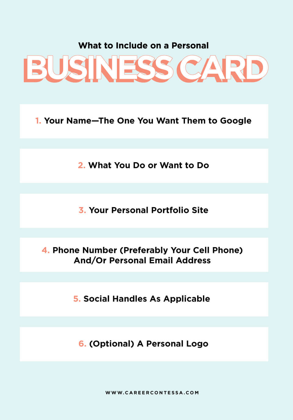 What To Put On A Personal Business Card (+ A Template Throughout Student Business Card Template