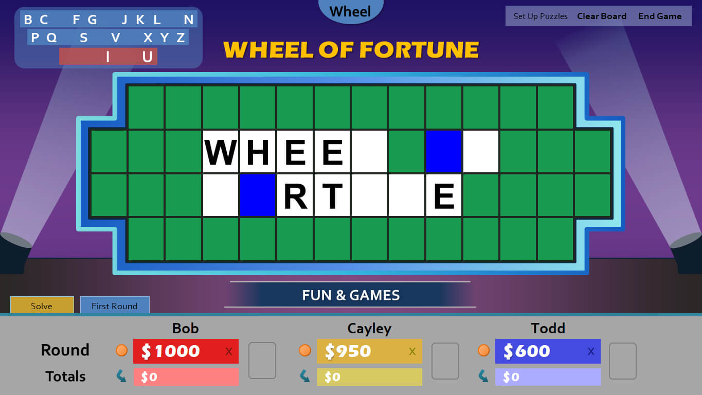 Wheel Of Fortune For Powerpoint – Gamestim Within Wheel Of Fortune Powerpoint Template