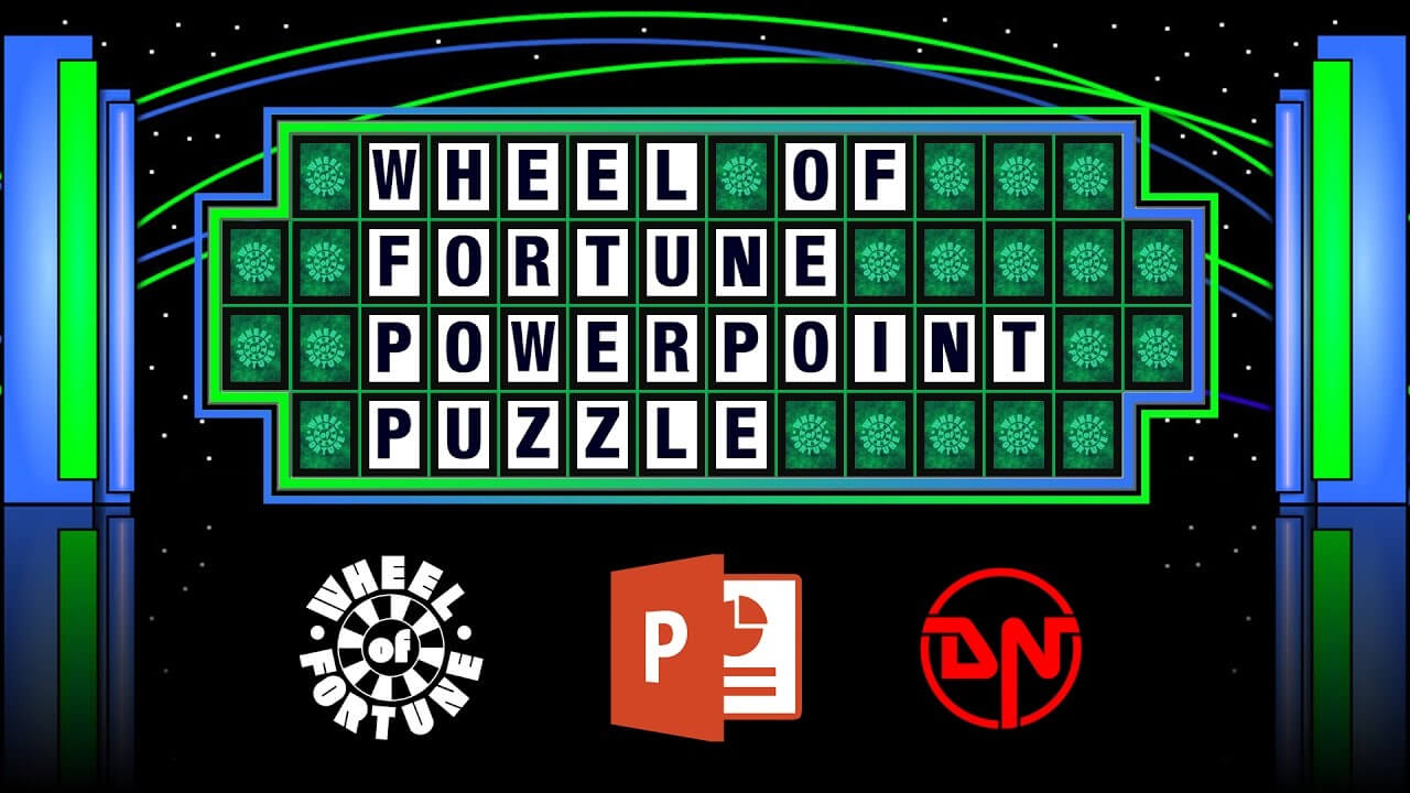 Wheel Of Fortune – Powerpoint Puzzle Inside Wheel Of Fortune Powerpoint Template