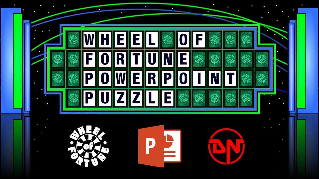 Wheel Of Fortune – Powerpoint Puzzle Inside Wheel Of Fortune Powerpoint Template