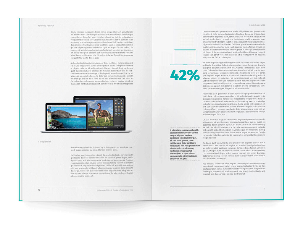Whiteco | White Paper / Proposal | White Paper, Paper Design Throughout White Paper Report Template
