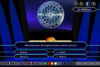 Who Wants To Be A Millionaire Demonstration [Hd, Ppt 2010, Us Clock Format] within Who Wants To Be A Millionaire Powerpoint Template