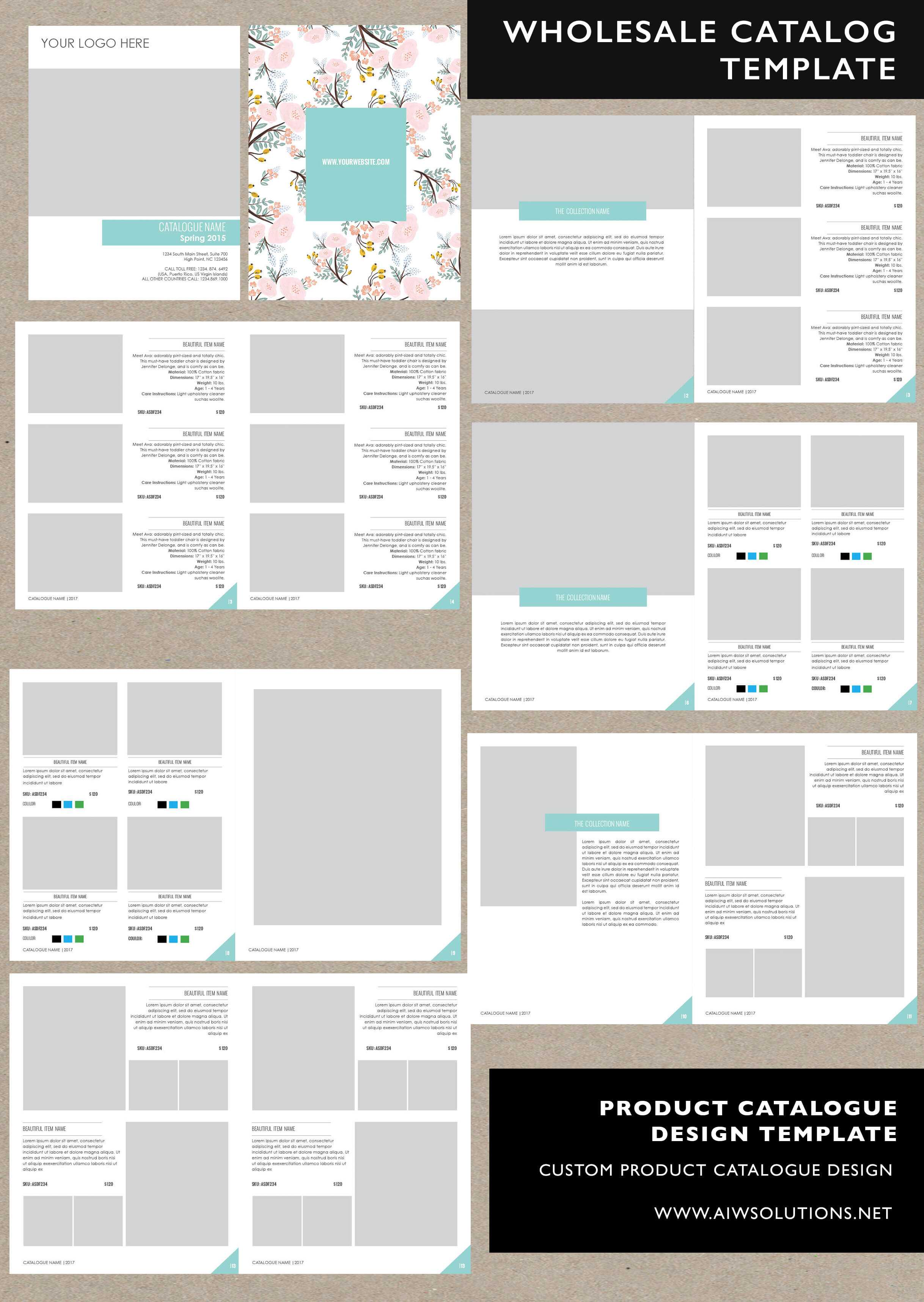 Wholesale Catalog Template Id05 Regarding Catalogue Word Template