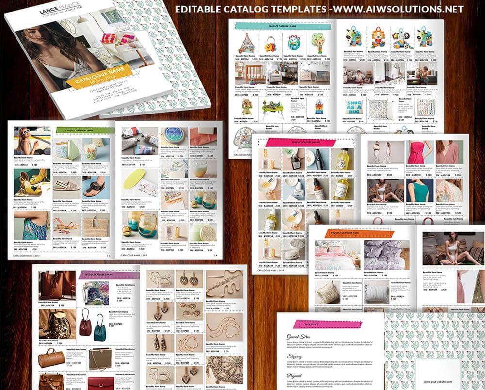 Wholesale Catalog Template Id06 | Catalog | Product Catalog Within Catalogue Word Template