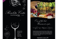 Wine Flyer Template 03 | Chakra Posters, Flyers, &amp; Product within Wine Brochure Template
