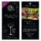 Wine Flyer Template 03 | Chakra Posters, Flyers, &amp; Product within Wine Brochure Template