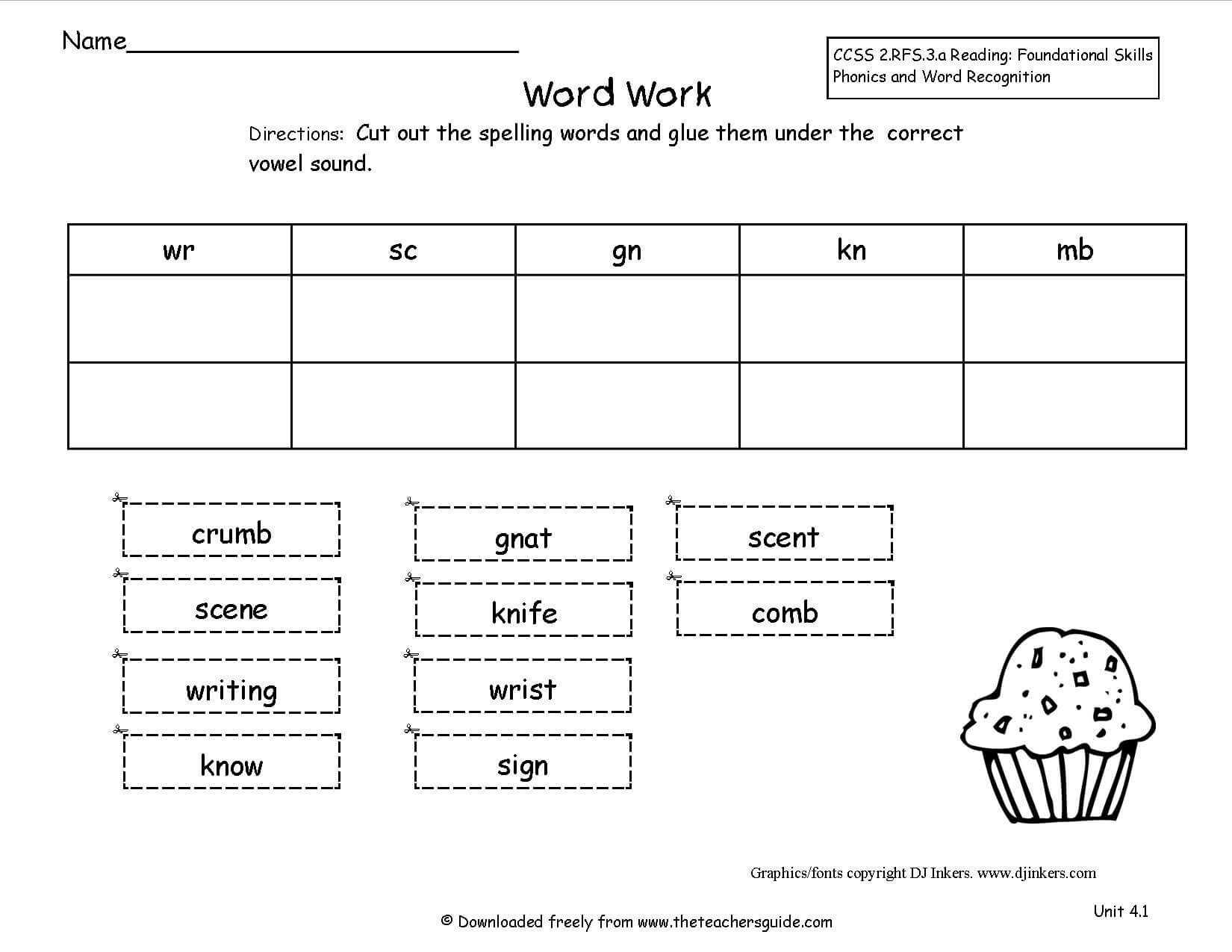 Wonders Second Grade Unit Four Week One Printouts Inside Words Their Way Blank Sort Template