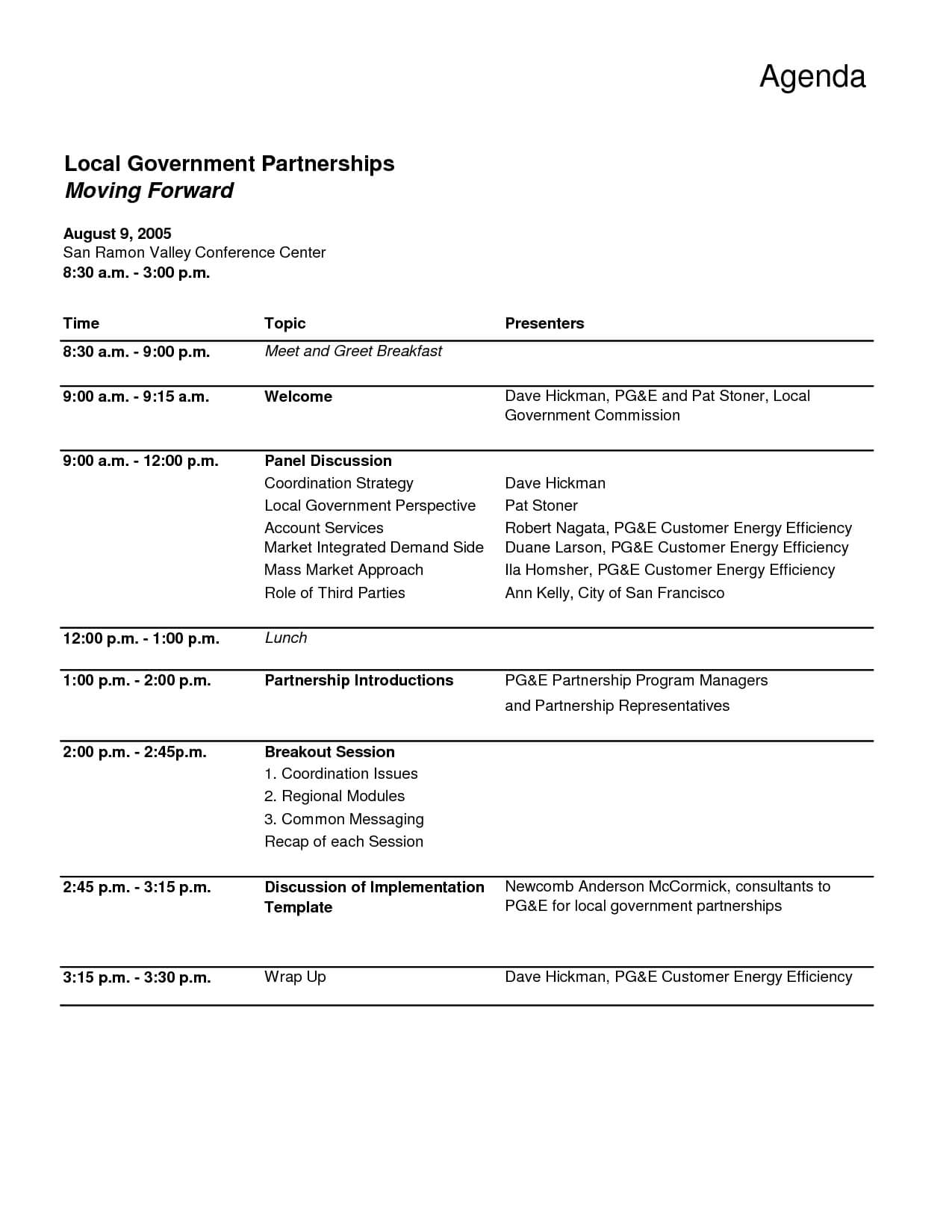 Word Template Category Page 5 – Vinotique Throughout Agenda Template Word 2010