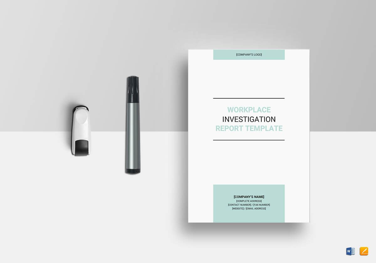 Workplace Investigation Report Template Regarding Investigation Report Template Doc