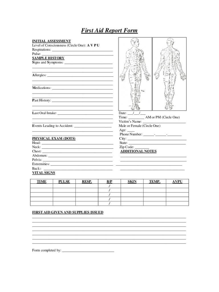 Workplace Patient Report Forms Pack St John Ambulance At Inside Patient Report Form Template Download