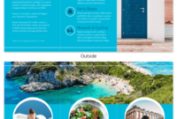 World Travel Tri Fold Brochure Template - Venngage in Island Brochure Template