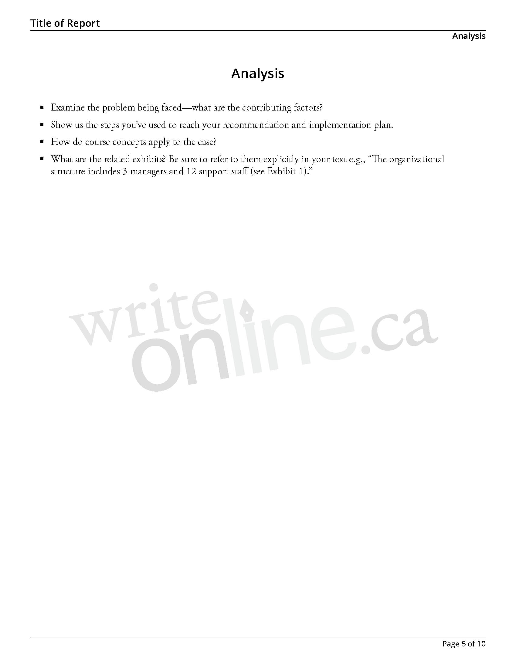 Write Online: Case Study Report Writing Guide – Resources Regarding Research Report Sample Template