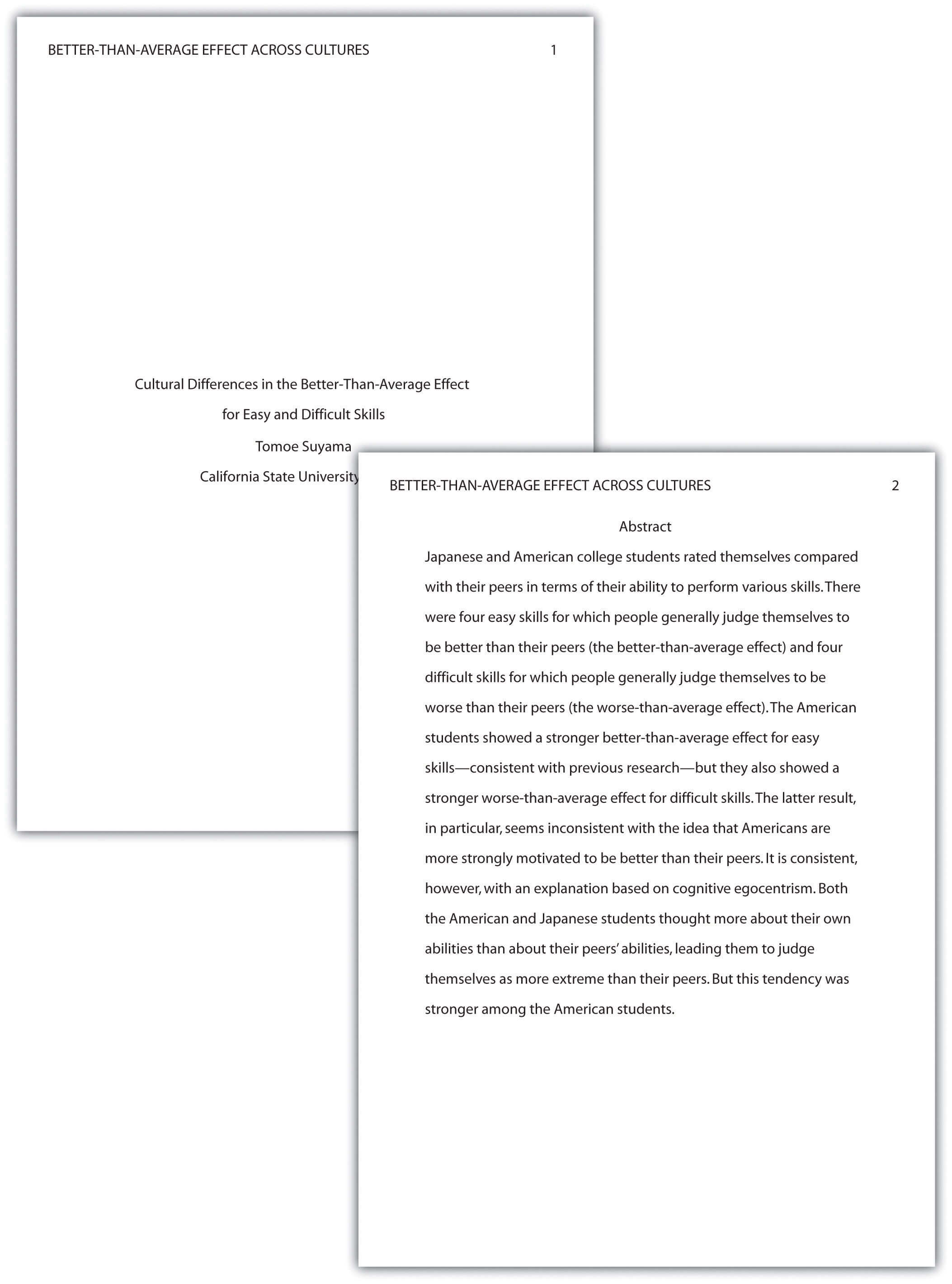 Writing A Research Report In American Psychological Inside Research Report Sample Template