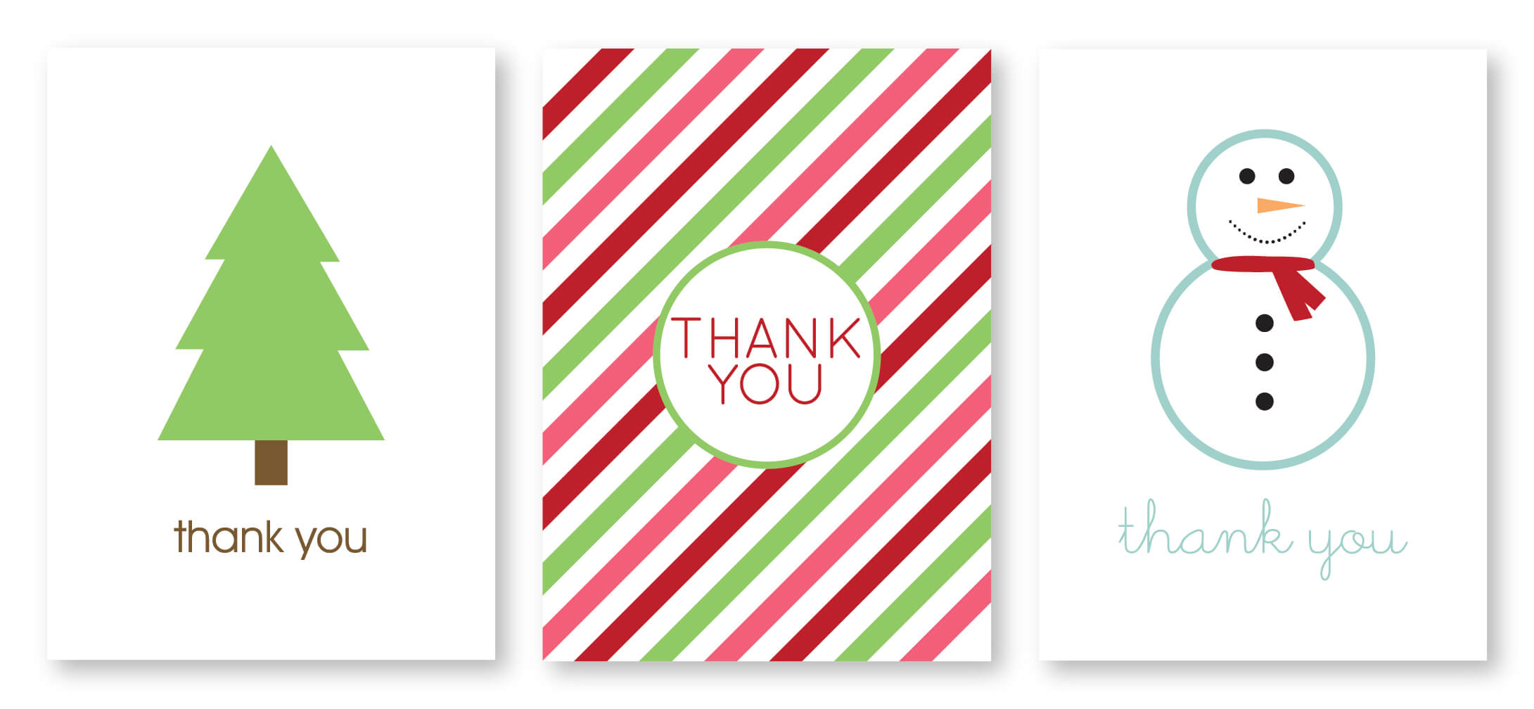 Writing Thank You Cards | Madebycristinamarie For Christmas Thank You Card Templates Free