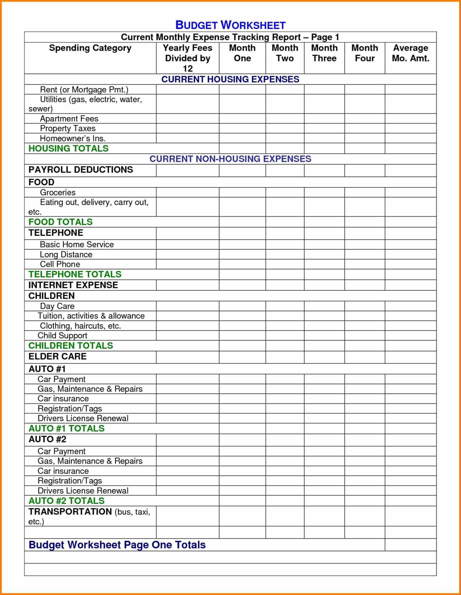 Yearly Budget Spreadsheet Annual Excel Templates Worksheet Within Annual Budget Report Template