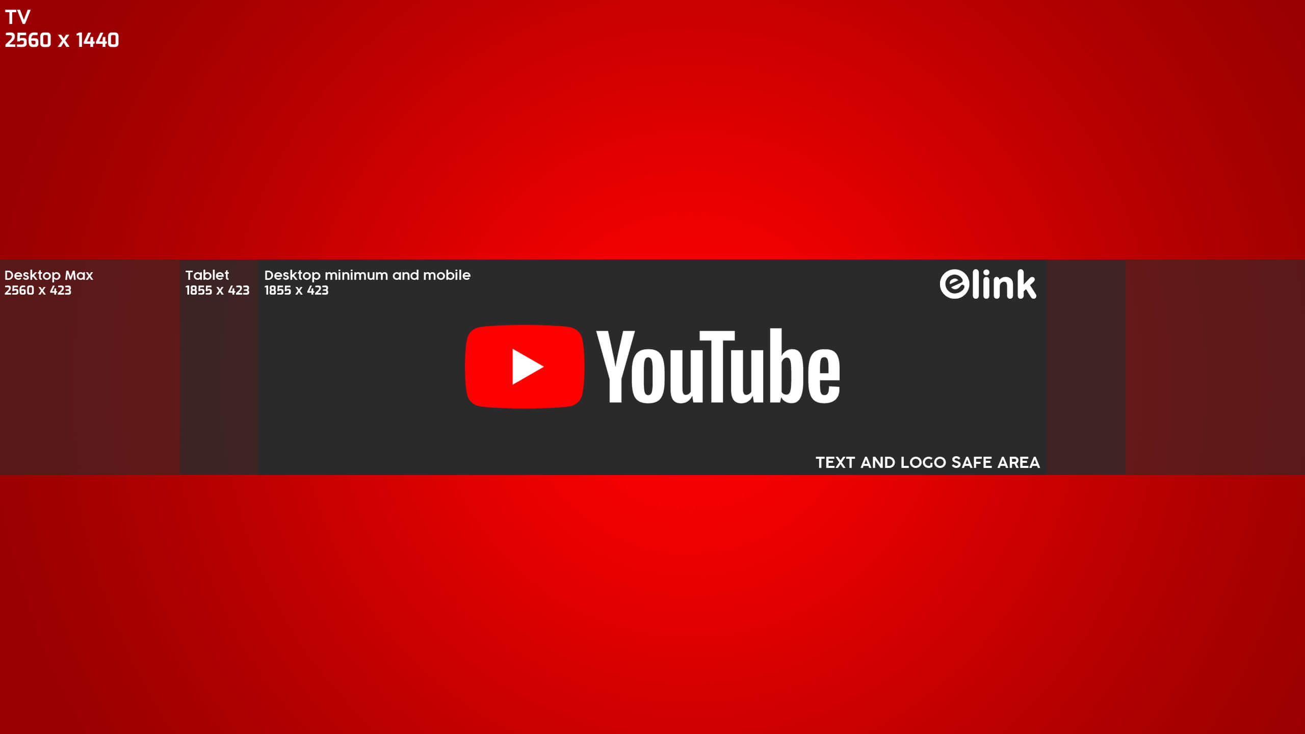 Youtube Banner Template Size