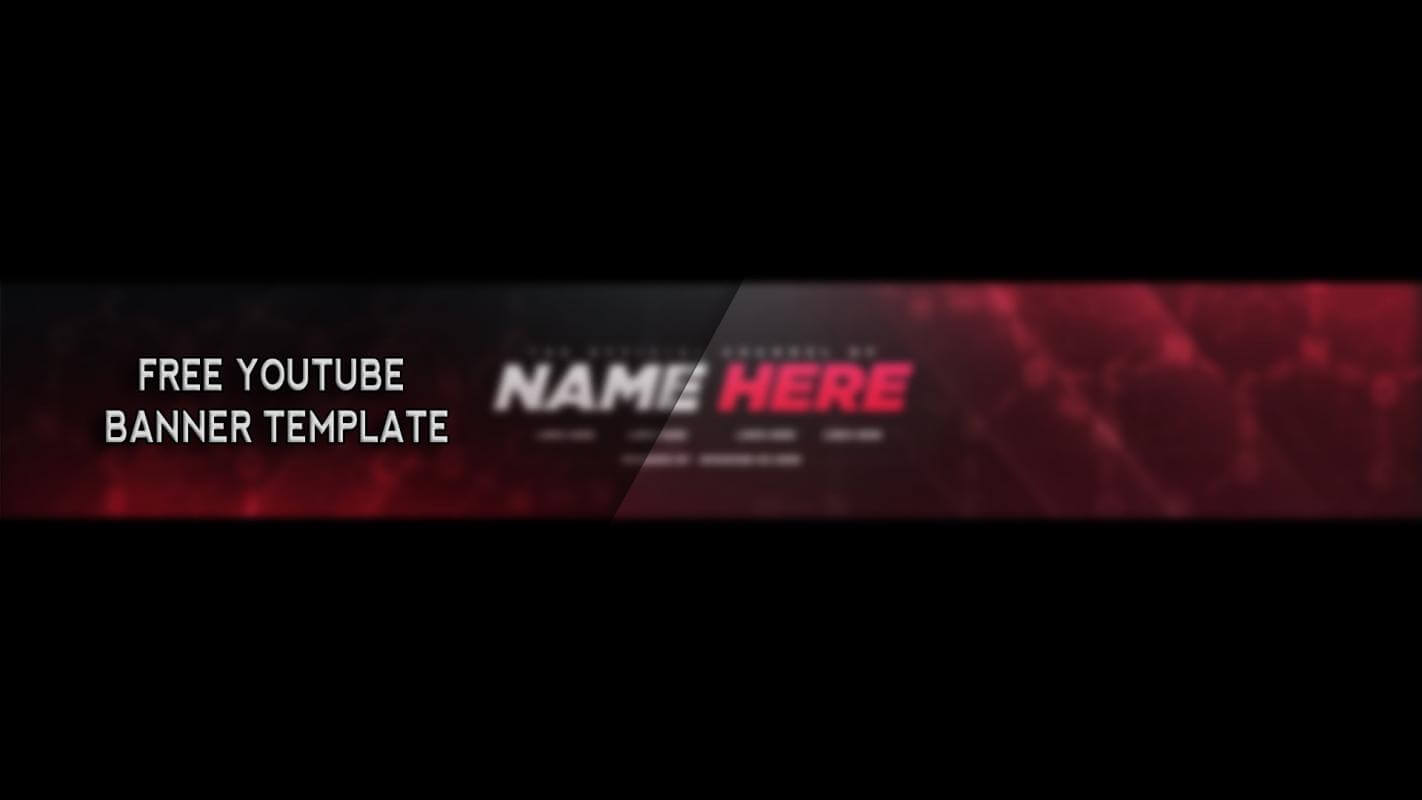 Youtube Banner Template Download | Template Business Regarding Banner Template For Photoshop