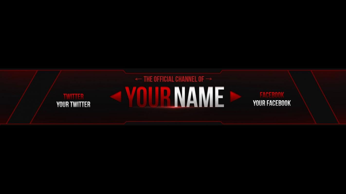 Youtube Banner Templates | Template Business Regarding Banner Template For Photoshop
