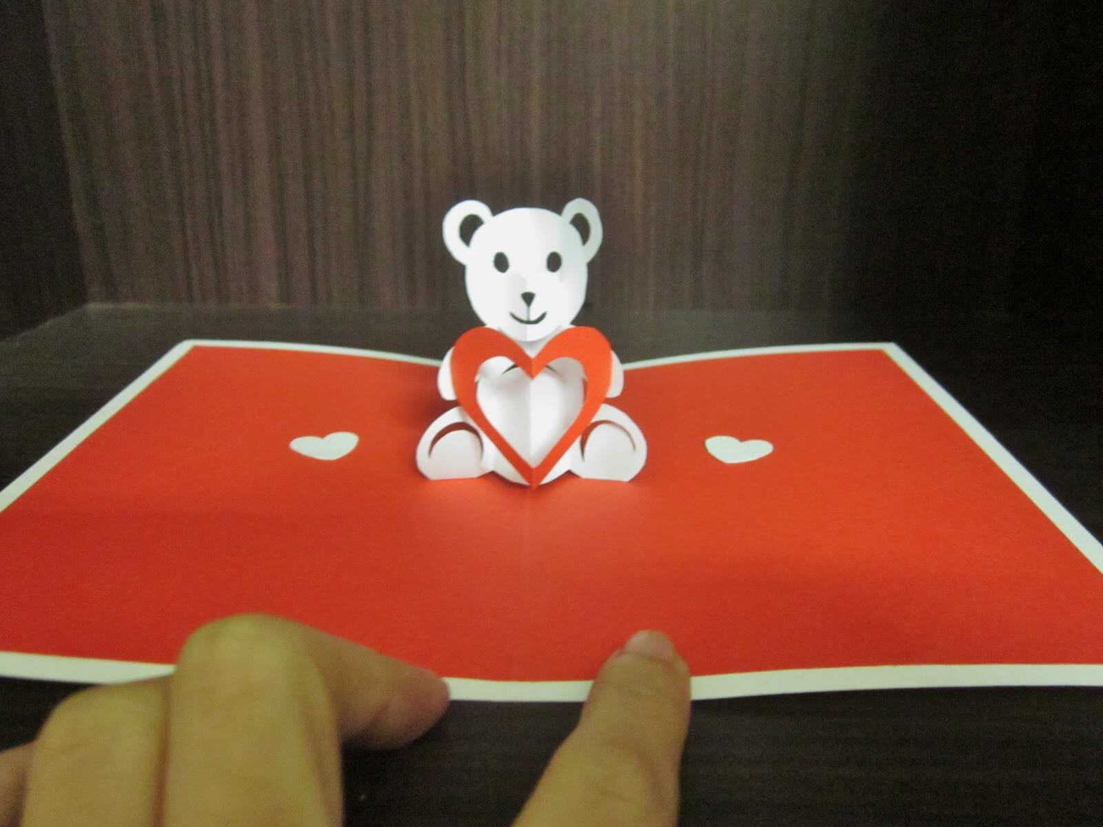 Yuenie's Fancies – Handmade Quilled Pop Up Cards, Bookmarks In Teddy Bear Pop Up Card Template Free